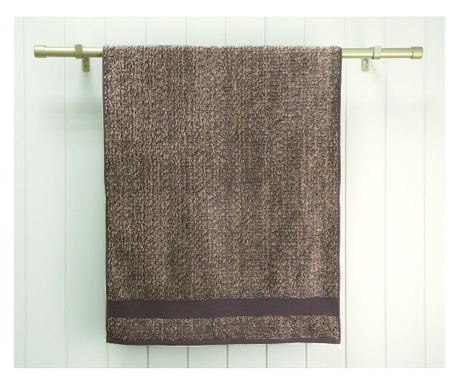 Kopalniška brisača Melange Brown 70x140 cm