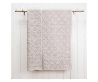 Ręcznik kąpielowy Lattice Grey 48x80 cm