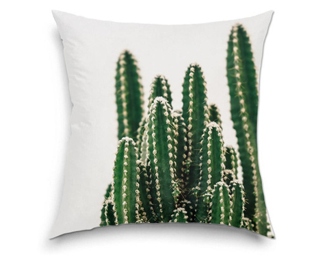 Perna decorativa Art Factory, Close-up cactus, Flori, Decoratiuni Casa, 38 x 38 cm
