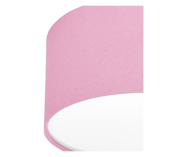 Plafon cu abajur textil 25cm 25x13 cm