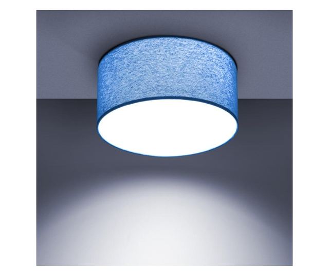 Plafon cu abajur textil 25cm 25x13 cm