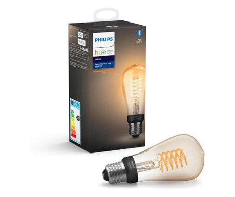 BEC smart LED PHILIPS, soclu E27, putere 7 W, forma clasic, lumina alb calda, alimentare 220 - 230 V, "000008718699688868"