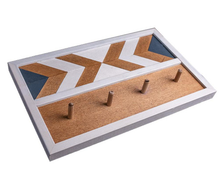 Cuier Gauge Concept, Zarif, 40x25x7 cm, lemn de mesteacan