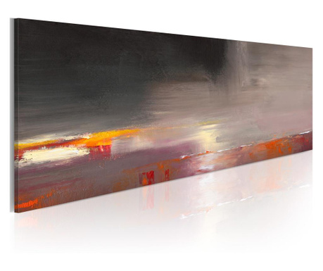 Tablou pictat manual - Marea marea - 100 x 40 cm