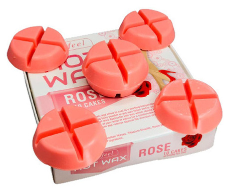 Újrafelhasználható Sofeel Hot Wax Rose epilált viasz, 500g