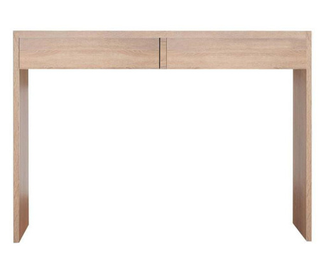 Modern konzolasztal 2 fiókkal, sonoma tölgy - EPURE