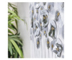 Vászon kép, virágokkal, 90x60 cm, ezüst - PAVOTS GRIS