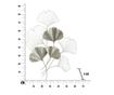 Ginkgo biloba fali dekoráció, ezüst - GINGKO