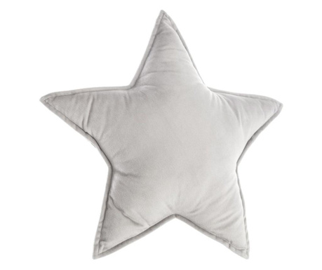 Csillag alakú díszpárna, 47,5 cm, szürke - WONDERING STAR