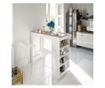 Konyhasziget, 4 polccal, szürke-fehér - BARI thumbnail 2
