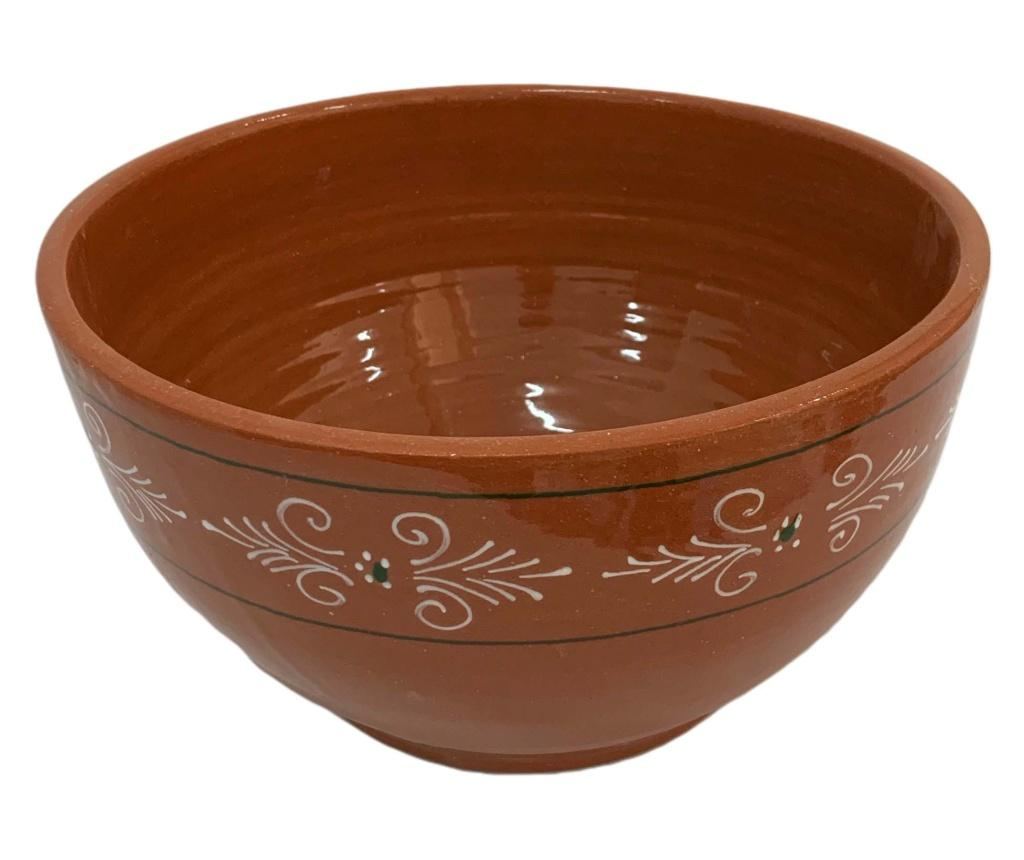 Serviciu de masa pentru 6 persoane din ceramica de Arges realizat manual, Argcoms, 29 bucati/set, Pictura traditionala - 5