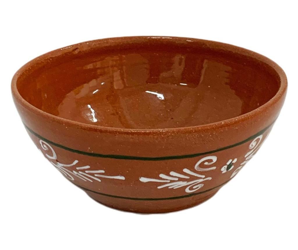 Serviciu de masa pentru 6 persoane din ceramica de Arges realizat manual, Argcoms, 29 bucati/set, Pictura traditionala - 6