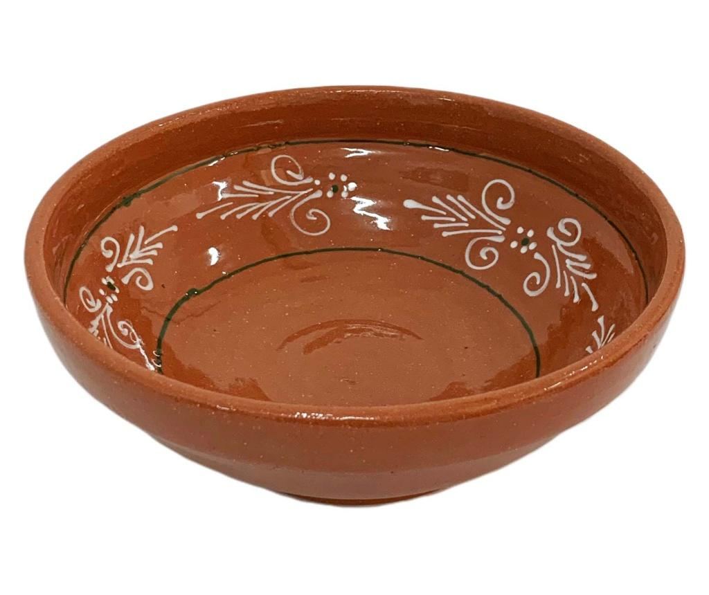 Serviciu de masa pentru 6 persoane din ceramica de Arges realizat manual, Argcoms, 29 bucati/set, Pictura traditionala - 9