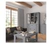 Háromajtós komód, 3 fiókkal, szürke - PROVENCE CHARME