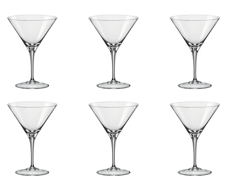 Set 6 pahare martini bohemia cristal specials  350 ml