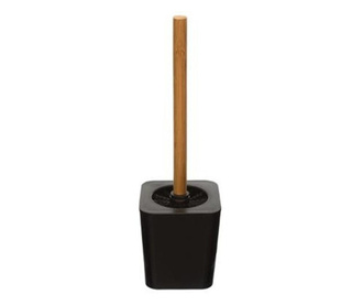 Perie wc Black bamboo, suport 11.6x38 cm
