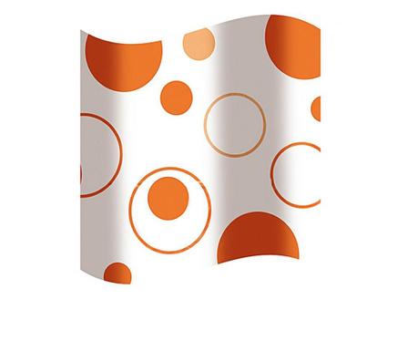 Perdea dus AWD Orange, pvc, 180x180 cm