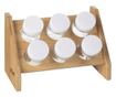Bambusz tarts 6 fszertart kszlet, 21,5x12x14,5 cm