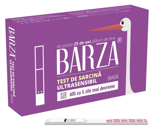 Test de sarcina Ultrasensibil banda Barza