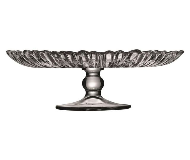 Suport tort 31.5cm, sticla, PASABAHCE Aurora