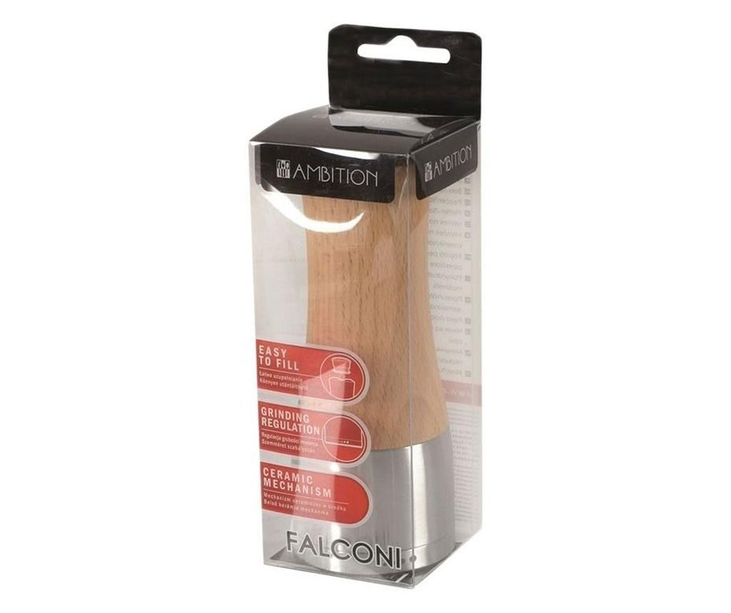 Rasnita sare sau piper cu mecanism ceramic 17cm, AMBITION Falconi - 2