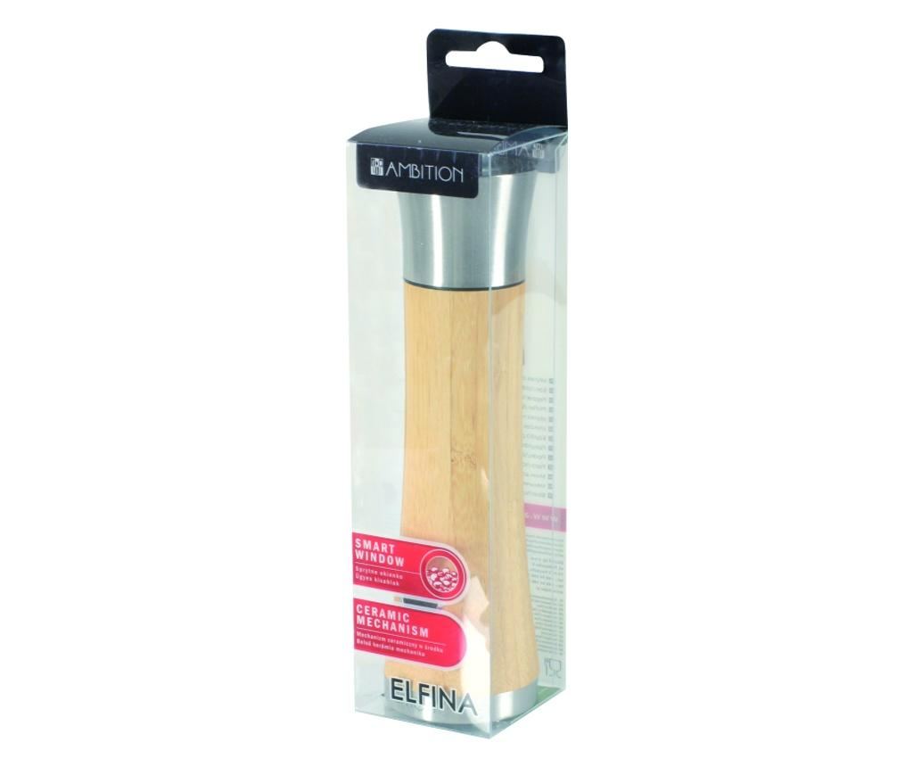 Rasnita sare sau piper cu mecanism ceramic 20cm, AMBITION Elfina - 2