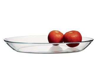 Platou oval 33x25.5cm, sticla, PASABAHCE Invitation