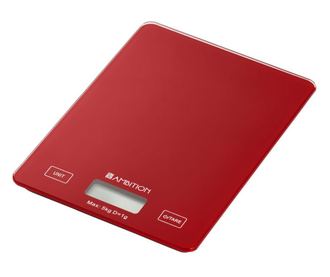 Cantar bucatarie max. 5kg, rosu, AMBITION Cherry