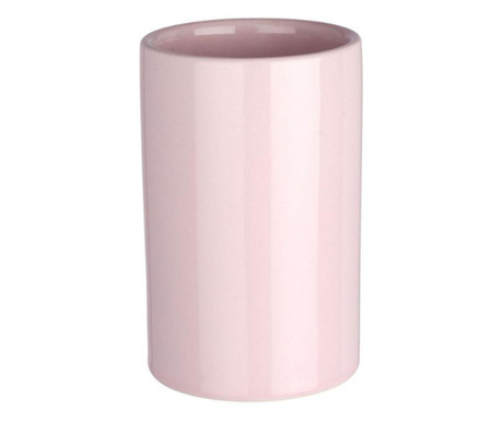 Wenko керамична чаша за четки за зъби, Polaris, пастелно розова