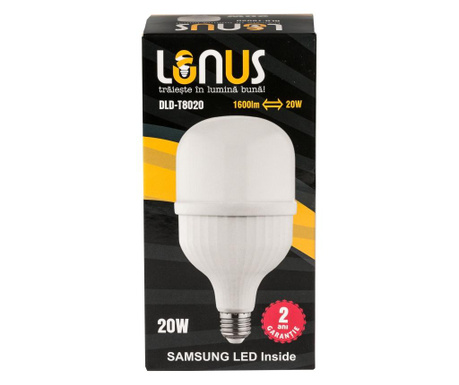 Bec LED Lunus DLD-T8020, E27,20W