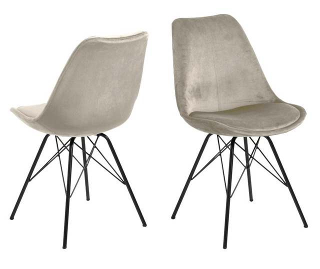 Set 2 scaune Actona, Eris, 54x49x86 cm