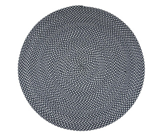 Allen kör alakú szőnyeg – fekete/fehér