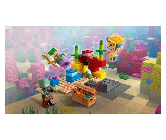 LEGO Minecraft Reciful De Corali Vivre