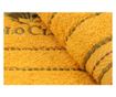 Set 2 prosoape de baie Beverly Hills Polo Club, Alinda, bumbac, 480 gr/m², 50x90 cm, galben mustar