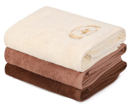 Комплект 3 кърпи за баня Alinda 70x140 cm