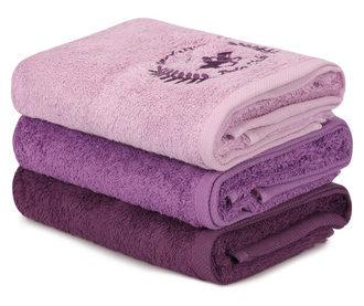 Комплект 3 кърпи за баня Alinda 50x90 cm
