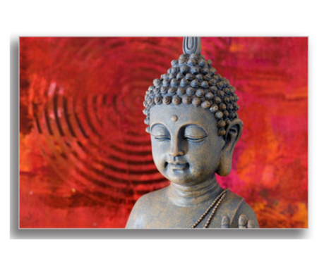 Tablou statueta buddha, Printly, 100x70cm