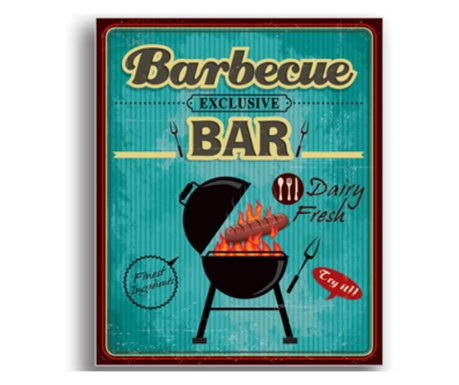 Tablou barbeque bar, Printly, 100x70cm