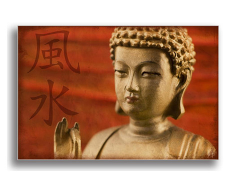 Tablou statueta buddha 2, Printly, 100x70cm