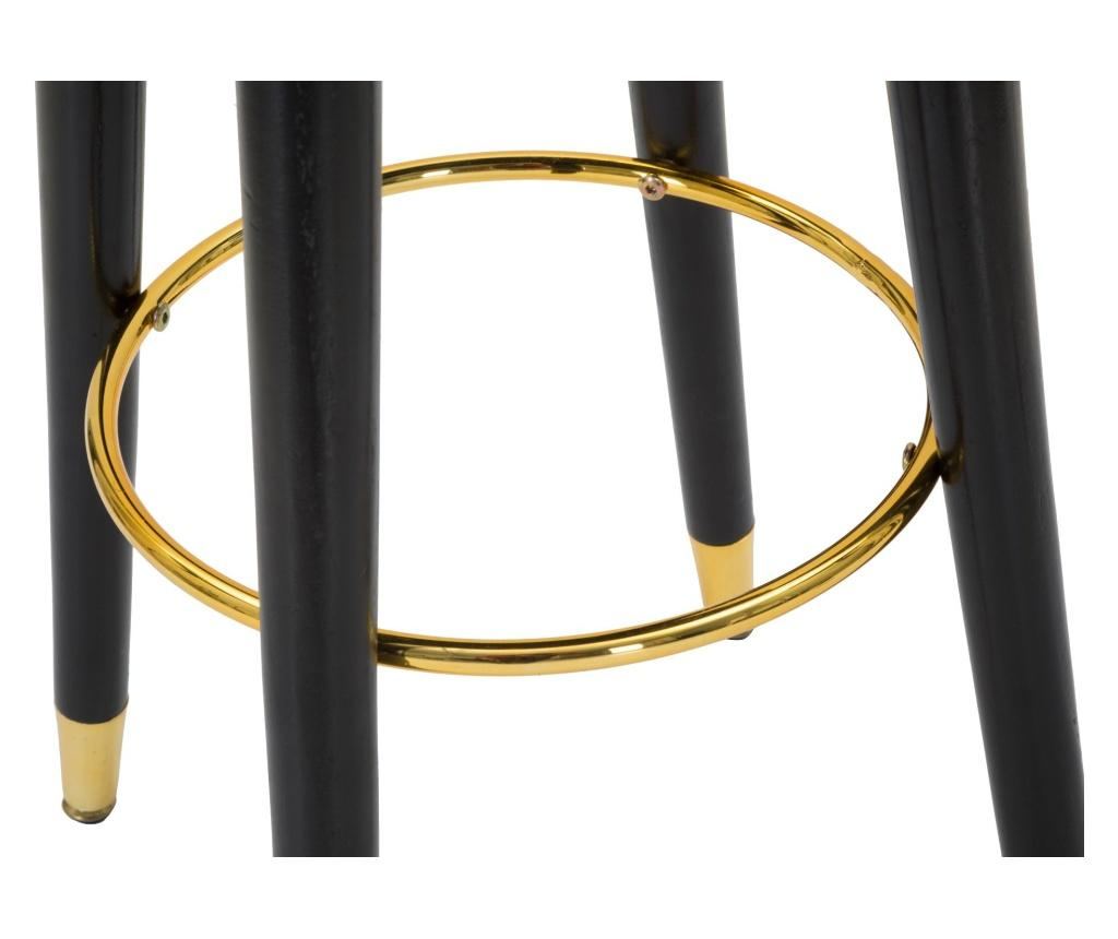 Barski stol Paris sivo/zlato cm ø 35x74 - 5