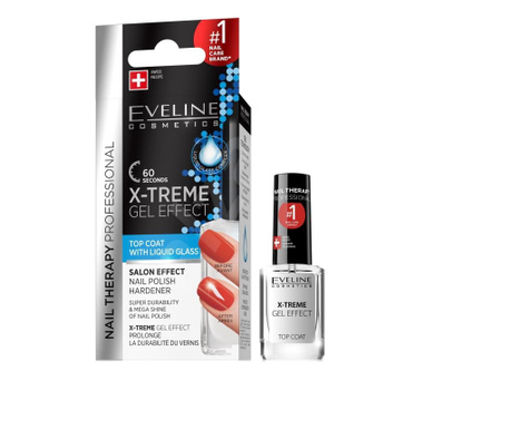Top coat Eveline Cosmetics, X-Treme Gel Effect, 12 ml