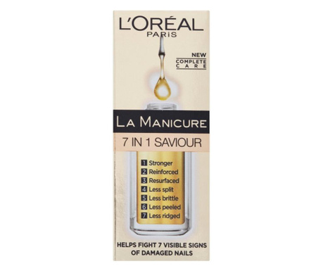 Ser unghii L'Oreal Paris La Manicure Miracle Nail Repair 7 in 1, 5 ml