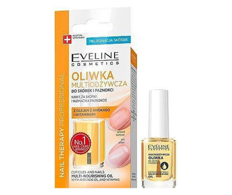 Tratament profesional pentru unghii, Eveline Cosmetics, Oliwka, 12ml