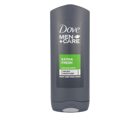 Gel de dus, Dove, Men+Care Extra Fresh, Micro Moisture, 250 ml