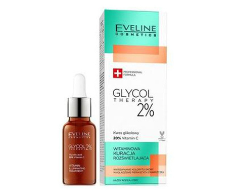 Ser pentru fata, Eveline Cosmetics Glycol Therapy 2%, 18 ml