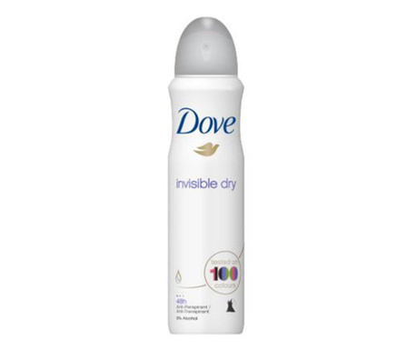 Deodorant antiperspirant spray, Dove, Invisible Dry 48 h, 150 ml