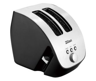 Prajitor de Paine ZILAN ZLN-2690,negru/inox 1000W, 6 nivele de rumenire