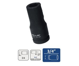 Ma3520.27d3/4cheie tubulara de impact lunga 3/4" 19-36mm