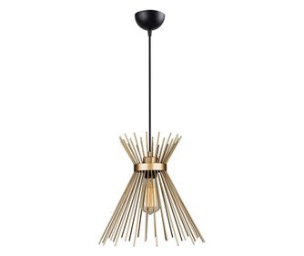 Lustra Squid Lighting, Izmir, aluminiu, Incandescent- LED, max. 100 W, negru, 34x34x131 cm