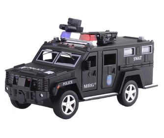 Pusculita Electronica MRG M-6688-19, Masina de politie, Cu PIN, Negru